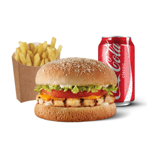 Peri Peri Chicken Breast Burger Meal